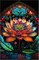 DIY 5D Diamond Painting Kit for Adults – Lotus Full Drill Crystal Rhinestone Diamond Art Embroidery Craft, 11.8×15.7 in, Home Wall Decor & Gift